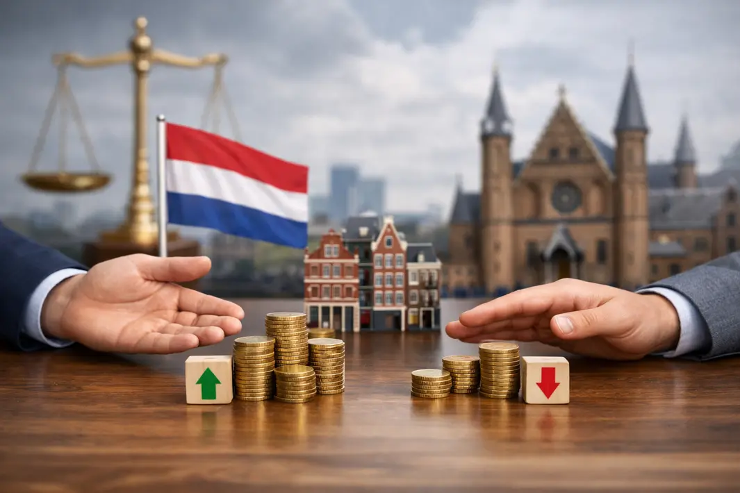 Discussie over verhoging of verlaging van belastingen in Nederland