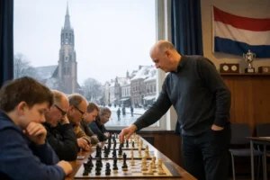 Traditionele Wintersimultaan bij Delftse Schaakvereniging